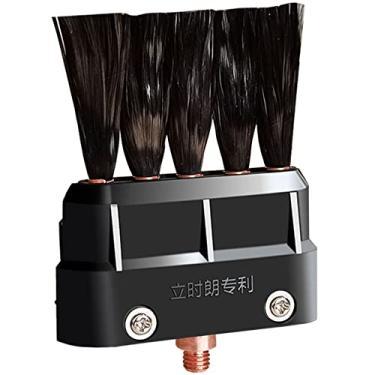 Imagem de 1 peça escovas de solda de cabeça de cobre para costura de solda grânulos máquina de polimento limpador de costura de solda M6/M8/M10