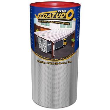 Imagem de Manta Asfáltica Auto Adesiva Aluminizada 60cm Multiuso