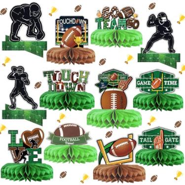 Imagem de MZ.ogm Football Centerpieces for Table, Super Bowl Table Decorations, Party Birthday Decorations ,Football Theme/Superbowl 2022 Table,Super Supplies