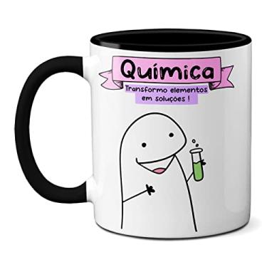 Imagem de Caneca Química Transformando Elementos Em Soluções Presente (Preta)