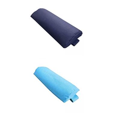 Imagem de ＫＬＫＣＭＳ 2x Almofada de Cabeça para Espreguiçadeira Dobrável Jardim Pátio Cadeira Encosto de Cabeça