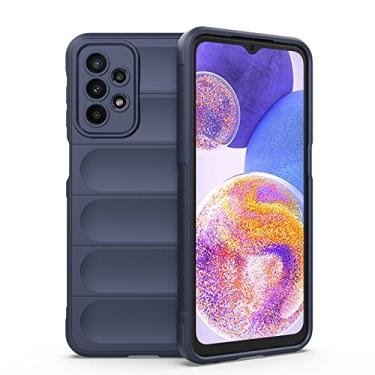 Imagem de Para Samsung A23 A 23 M13 M23 M33 M 33 Capa Silicone Líquido Traseira para Galaxy A13 A33 A53 A73 5G Capa de Telefone, safira, Para Samsung M23