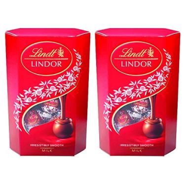Imagem de 2 Caixas de 200g, Bombons de Chocolate Suiço, Lindt Lindor