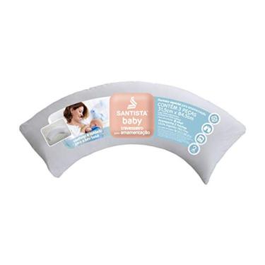 Imagem de Travesseiro de Amamentação Baby, Santista, 100% Polipropileno, Branco, 31.5 x 84.5 cm