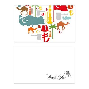 Imagem de Coração Camel Lira Bandeira Nacional de Coqueiro Cartão de Agradecimento Aniversário Recebimento Casamento Agradecimento