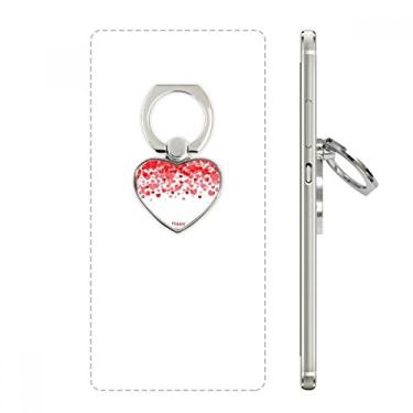 Imagem de Suporte universal para anel de telefone Happy Valentine's Day com corações de flores