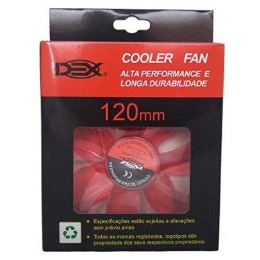 Imagem de Cooler Fan Dex C/4Led 12cm 120mm Cores Dx-12L
