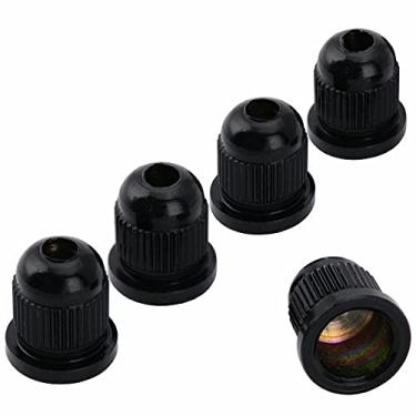 Imagem de Musiclily Pro 13,2mm Aço Buchas Baixo String Ferrules para Baixo Elétrico 4/5 Cordas, Preta (5 Peças)