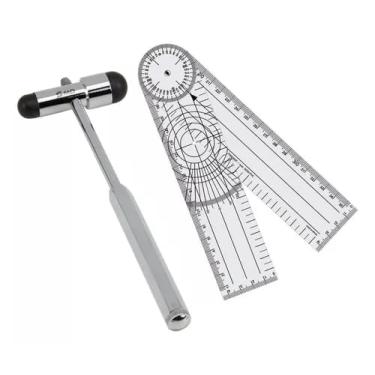 Imagem de Kit Martelo De Reflexo Buck Md + Goniômetro Grande 360°