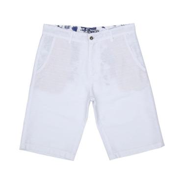 Imagem de Bermuda Masculina Linho Branca - 38-Masculino