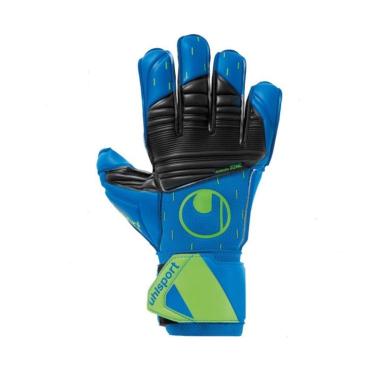 Imagem de Luva De Goleiro Uhlsport Aquasoft - Azul/Preto/Verde - TAM 09-Unissex
