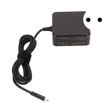 Imagem de Adaptador de Energia USB C para Laptop, Carregador de Laptop de 65 W 100-240 V de Longa Duração, Proteção Portátil contra Sobretensão para Viagens (Plugue UE)