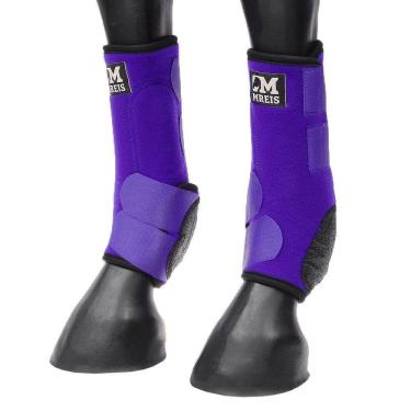 Imagem de Splint Boot para Cavalo em Neoprene Roxo M Reis 31655