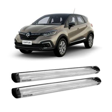 Imagem de Estribo Lateral em Alumínio Polido p/ Renault Captur 2017 até 2023