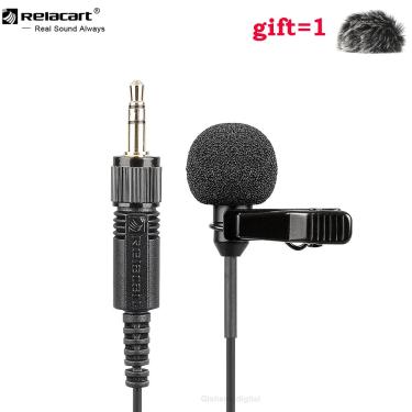 Imagem de Relacart LM-P01 microfone lavalier rótulo omni-direcional condensador microfone mic para iphone