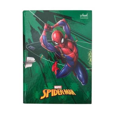 Imagem de Caderno Brochura Spider Man 80 Fls Grande Homem Aranha Jandaia
