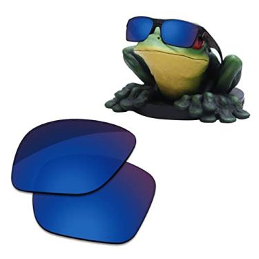Imagem de Acefrog Lentes de substituição polarizadas revestidas AR para óculos de sol Oakley TwoFace | TwoFace XL - Azul meia-noite