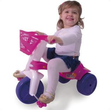 Imagem de Triciclo Infantil Fofete Com Cestinha Com Pedal Tico Tico Xalingo - 07