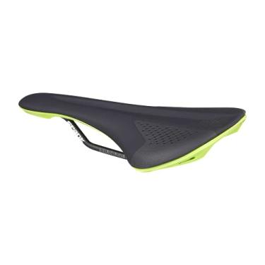 Imagem de Spank Spike 160 selim adulto unissex MTB (verde preto), assento de bicicleta para homens e mulheres, selim de bicicleta, assento à prova d'água com conceito ergonômico de zona