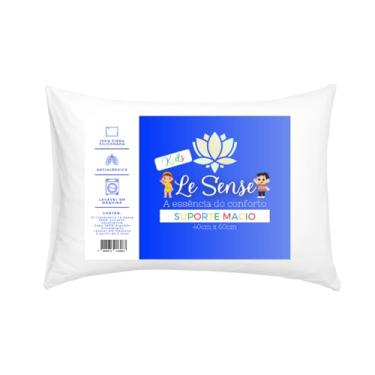 Imagem de Travesseiro Infantil Antialérgico Le Sense Kids Capa 100% Algodão Lavável