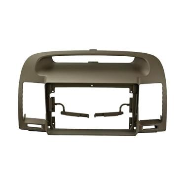 Imagem de Serve para Toyota Camry 2000-2006 Cinza Carro Rádio Estéreo Fáscia Quadro Duplo DIN 23 cm Painel Instalação Kit de Montagem