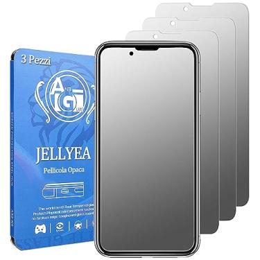 Imagem de JELLYEA Pacote com 3 películas de vidro temperado fosco para iPhone 13 Pro Max, antireflexo, anti-impressões digitais, antiarranhões, sem bolhas para Apple iPhone 13 PRO MAX.6,7 polegadas