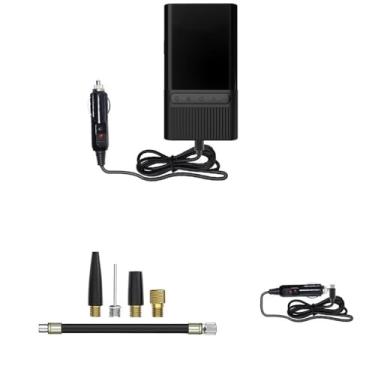 Imagem de M09 Mini bomba de ar compressor de ar compatível com carro portátil inflador de pneus Bomba elétrica para motocicleta compatível com carros, motocicletas, bicicletas(M09L)