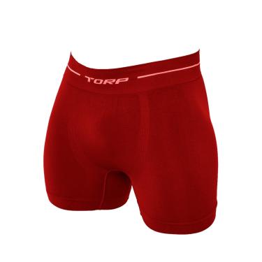 Imagem de Cueca Boxer Gabi Lingerie Microfibra Poliamida Box Lisa Adulto Torp Vermelho  masculino