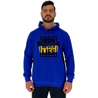 Imagem de Blusa Moletom Tradicional Com Touca MXD Conceito The Iron Never Lies Masculino-Masculino