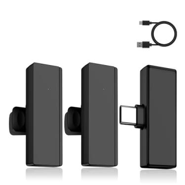 Imagem de Mini microfones de lapela sem fio USB C para iPhone 15/15 Pro/15 Pro Max/15 Plus/Samsung S24 Ultra/S23, telefone Android, microfone Bluetooth tipo C, lapela minúsculo microfone para Tiktok, gravação