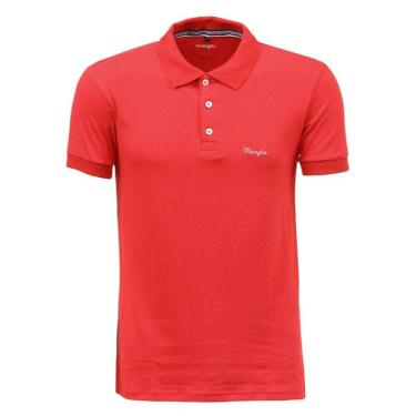 Imagem de Camiseta Gola Polo Masculina Vermelha Wrangler 36008