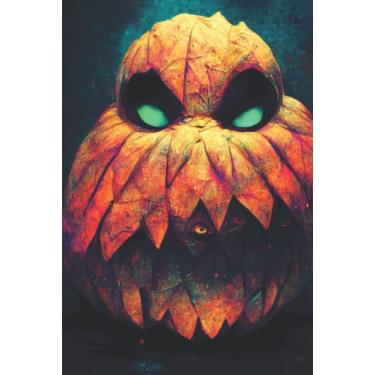 Imagem de Journal d'Halloween: Cahier ligné - nuit des bonbons ou des farces, films d'horreur, décorations effrayantes, planifier le meilleur halloween pour les adultes et les enfants.