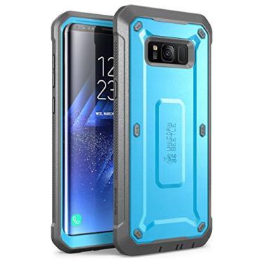 Imagem de SUPCASE Unicorn Beetle PRO Series, Capa Capinha Case Protetora de Corpo Inteiro para Samsung Galaxy S8 2017 (Azul)