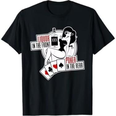 Imagem de Camiseta "Liquor in The Front Poker in The Back" Sexy Hold Em, Preto, 5G