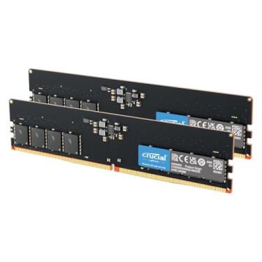 Imagem de Crucial Kit RAM DDR5 de 64 GB (2 x 32 GB), memória de desktop CL40 de 4800 MHz, UDIMM de 288 pinos, compatível com Intel Core de 13ª geração e AMD Ryzen 7000 - CT2K32G48C40U5