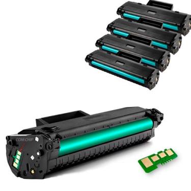 Imagem de Kit 4 Toner Compatível Com Chip W1105 105A  M107A M107W M135A M135W - 