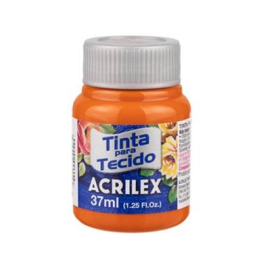 Imagem de Tinta Para Tecido 37 ML Acrilex Fosca Pintura Artesanato - Metallica A