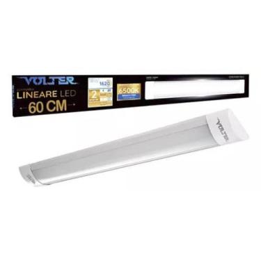 Imagem de Luminaria Led Sobrepor Linear 18w 6500k Bivolt 60cm Tubular - Volter, 