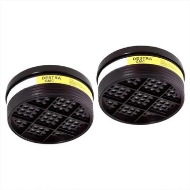 Imagem de Filtro Químico Gmc-1 Vapores Orgânicos E Gases Ácidos Kit 2 - Destra