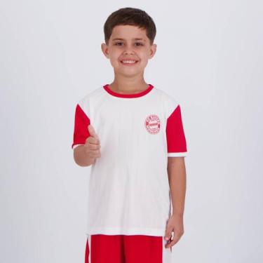 Imagem de Camisa Bayern De Munique Stencil Infantil Branca - Braziline, 14 ANOS