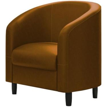 Imagem de Poltrona Decorativa Pes Em Madeira Scala Corano TCS 727 Moll - Molufan