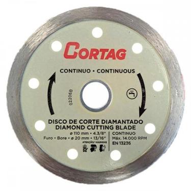 Imagem de Disco Diamantado Cortag Liso 110Mm X 20Mm - 60697