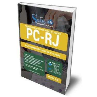 Imagem de Apostila Pc Rj - Investigador Policial 3 Classe - Editora Solucao (ofi