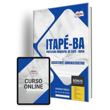 Imagem de Apostila Prefeitura de Itapé - BA 2024 - Assistente Adm - Apostilas Op