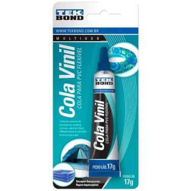 Imagem de Cola Vinil Para PVC Flexível 17G Tek Bond, Transparente