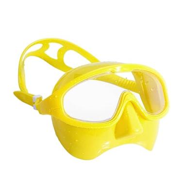 Imagem de #N/a Máscara de mergulho antinevoeiro, óculos de natação, óculos de natação, óculos de mergulho confortáveis, máscara de mergulho para natação, surfe, AMARELO