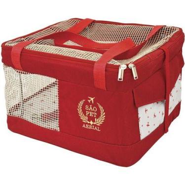 Imagem de Bolsa aerea sao pet - cia latam - vermelha - São Pet
