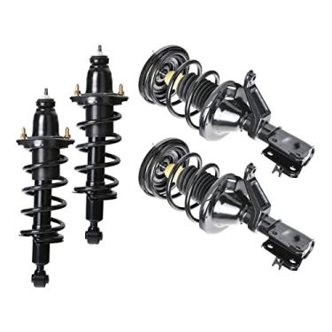 Imagem de Amortecedores dianteiros e traseiros PHILTOP para Civic 2001 2002 2003 2004 2005, amortecedor 171433 171434 171340R 171340L, suportes com mola helicoidal SAA762 4 peças