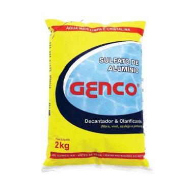 Imagem de Sulfato de Aluminio Decantador e Clarificante Para Piscinas Genco 2kg