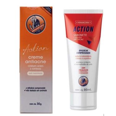Imagem de Kit Antiacne Minancora Creme 30g E Sabonete Liquido 80ml